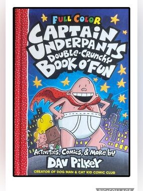 BUNDLE & SAVE🎉Captain Underpants Double-Crunchy Book o' Fun: Color Edition
